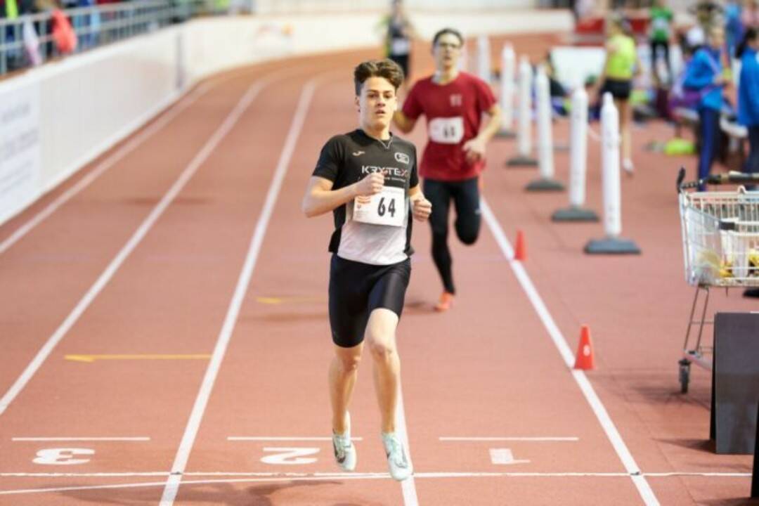 Foto: Športovec z Malaciek Teodor Volek vytvoril nový slovenský rekord v behu na 150 metrov