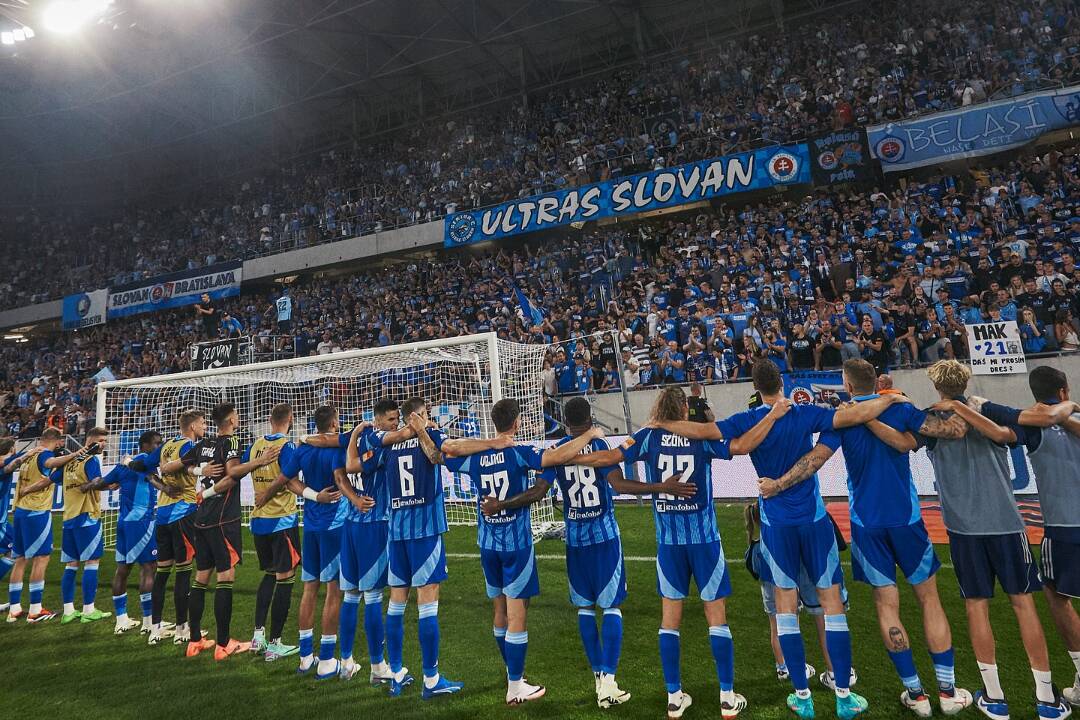 Foto: Tehelné pole bude večer vypredané, pripravte sa na obmedzenia. Slovan bojuje o milionársku Ligu majstrov