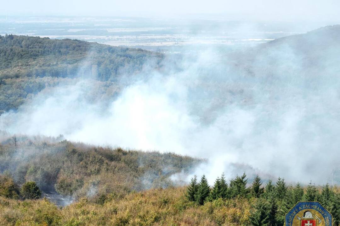 Hasiči likvidovali veľký požiar lesa v Rači aj počas noci. Príčiny vyšetrujú, nevyzerá to na opekačov