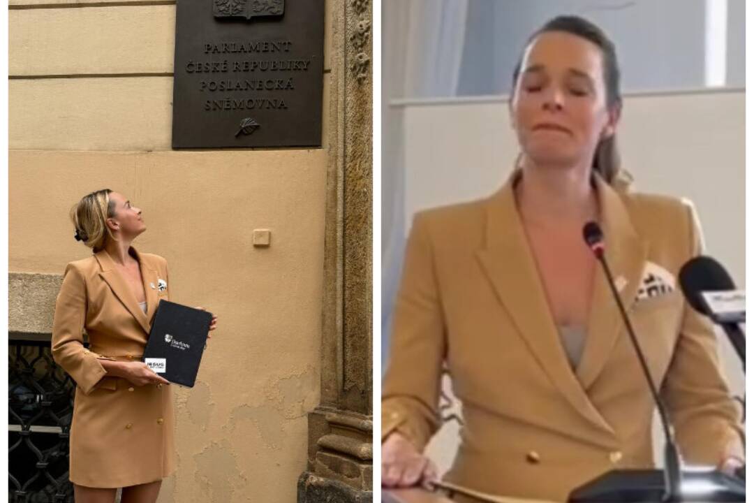 Foto: VIDEO: Romana Tabak nezvládla návštevu v českom parlamente, rozplakali ju vlastné slová o manželstve 