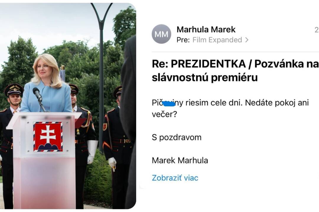 Foto: Škandál vedúceho odboru STVR. Filmári ho pozvali na premiéru snímky Prezidentka, odpísal im, že nemá čas na pi*oviny