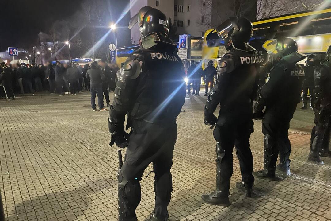 Foto: ŠK Slovan Bratislava dnes hrá proti GNK Dinamo Záhreb. V Bratislave platia dopravné obmedzenia