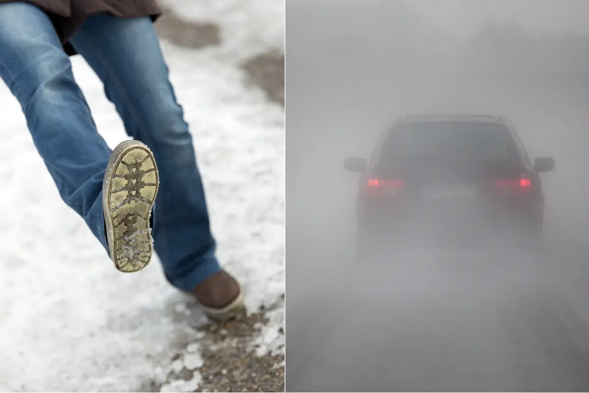 Foto: Pozor na poľadovicu či hmlu na cestách. Situáciu komplikuje aj smog