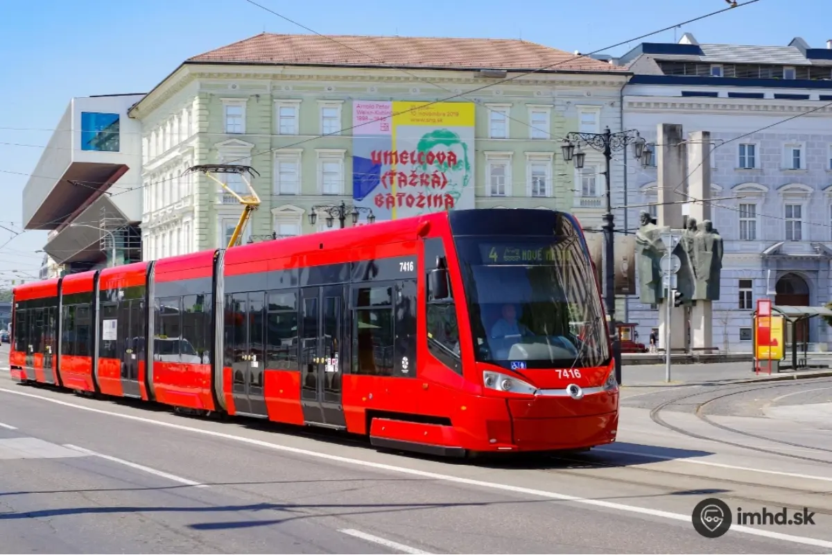 Foto: Cez Mostovú a Námestie Ľ. Štúra nebudú večer premávať električky. Ako sa zmení ich trasa?