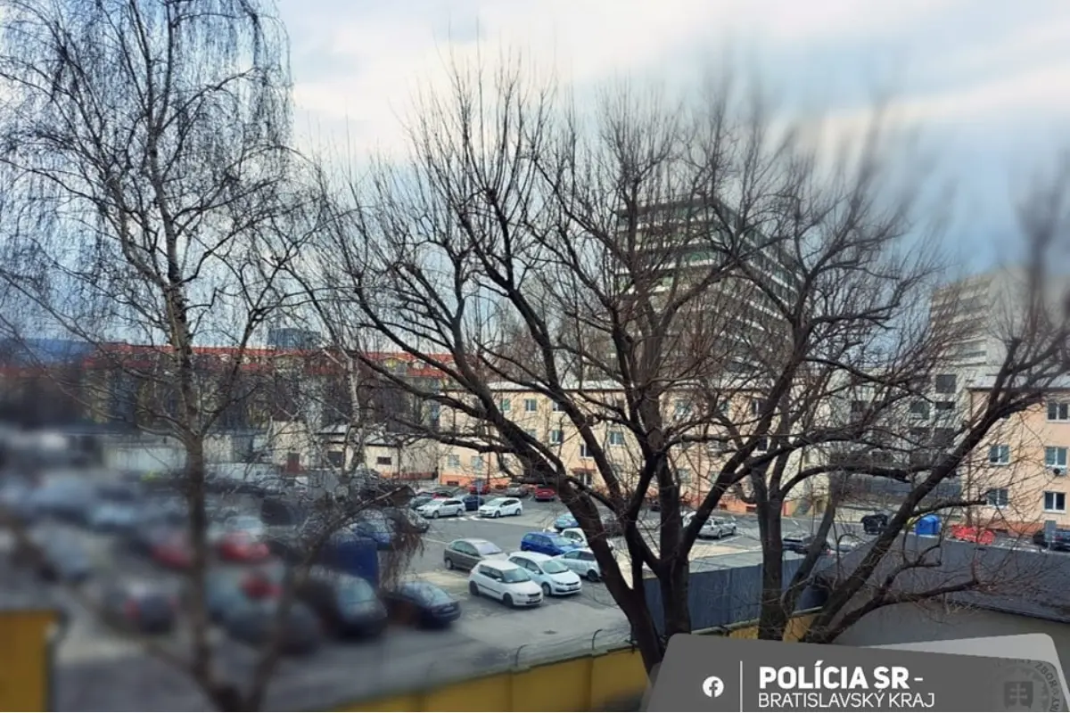 Foto: Policajti z Bratislavy riešili kuriózny prípad. Zadržali zlodeja, ktorý sa chcel ukryť na Ministerstve vnútra