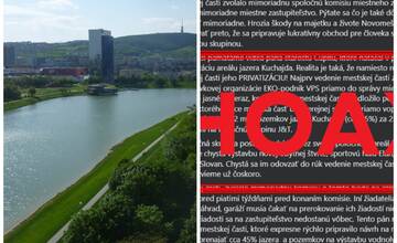 Nové Mesto plánuje na Kuchajde vodné športy. Chýry o privatizácii jazera označilo za hoax