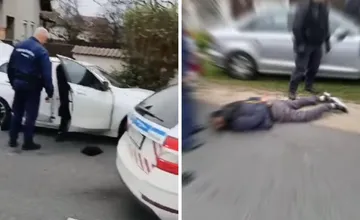 VIDEO: Bratislavskí policajti zadržali nadrogovaného prevážača. V podozrivom BMW viezol nelegálnych migrantov