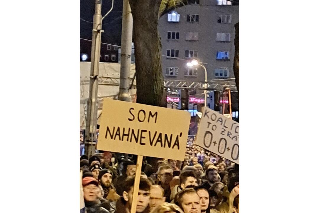 FOTO: Najväčší opozičný protest v Bratislave, foto 18