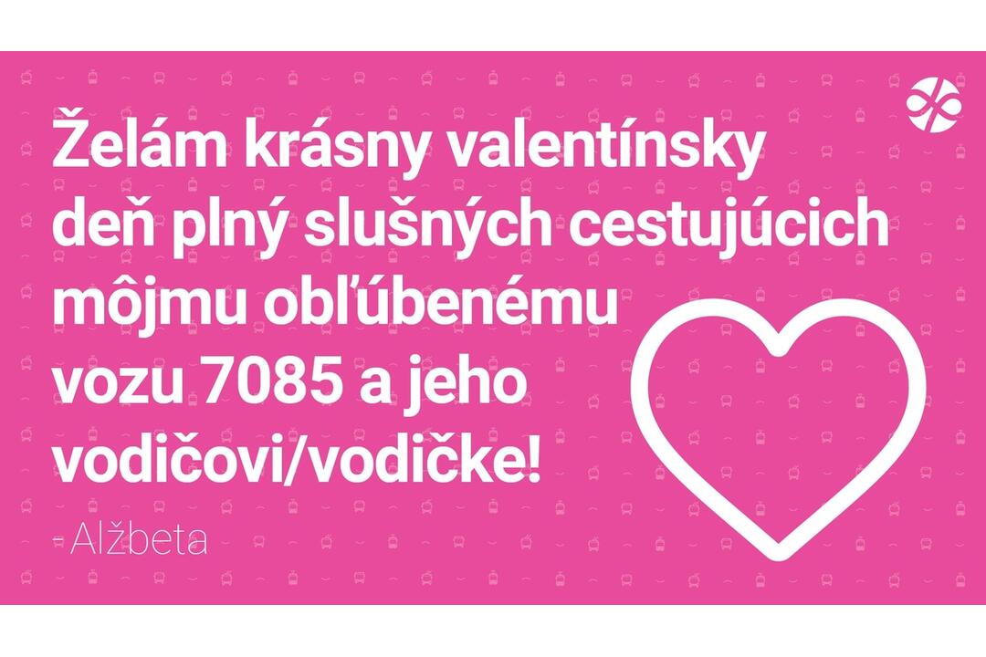 FOTO: Počas Valentína môžete cítiť lásku aj v bratislavskej MHD, foto 15