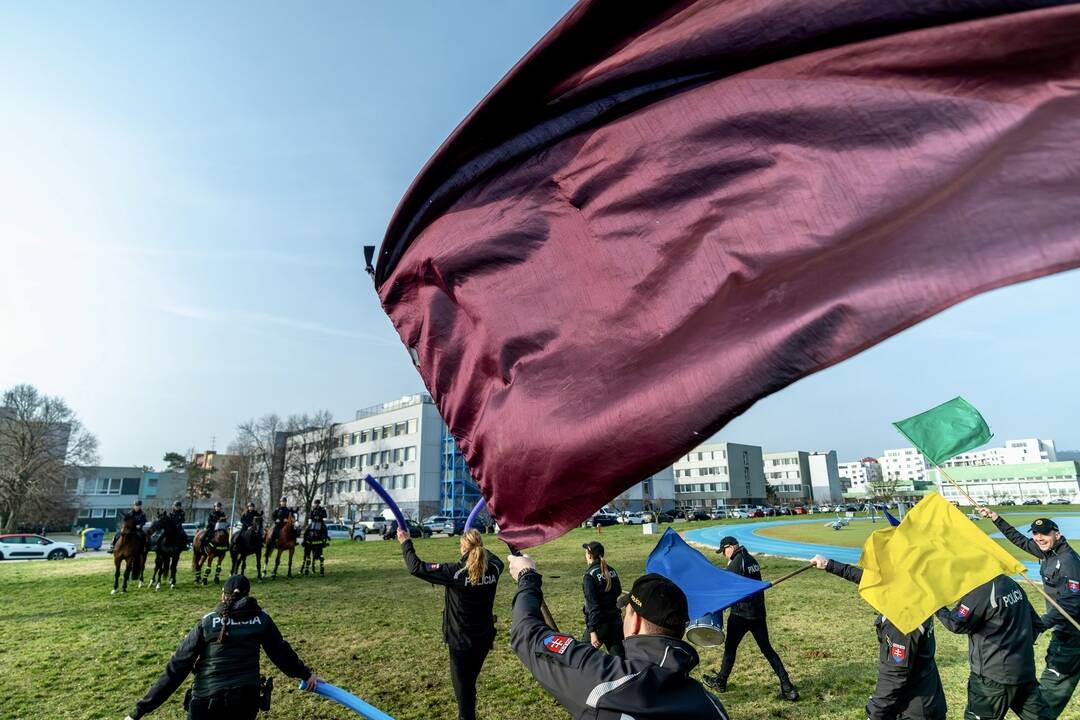 FOTO: Špeciálny deň s koňmi na policajnej akadémii v Bratislave, foto 3