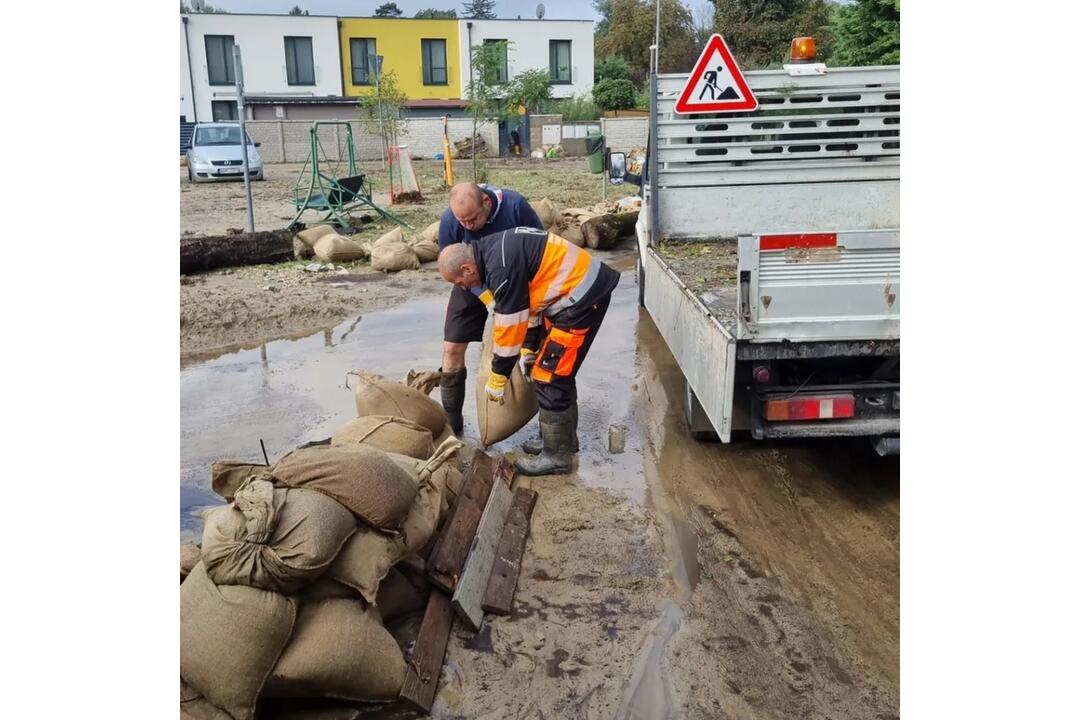 FOTO: V Stupave odstraňujú následky povodní. Mesto má to najhoršie za sebou, foto 3