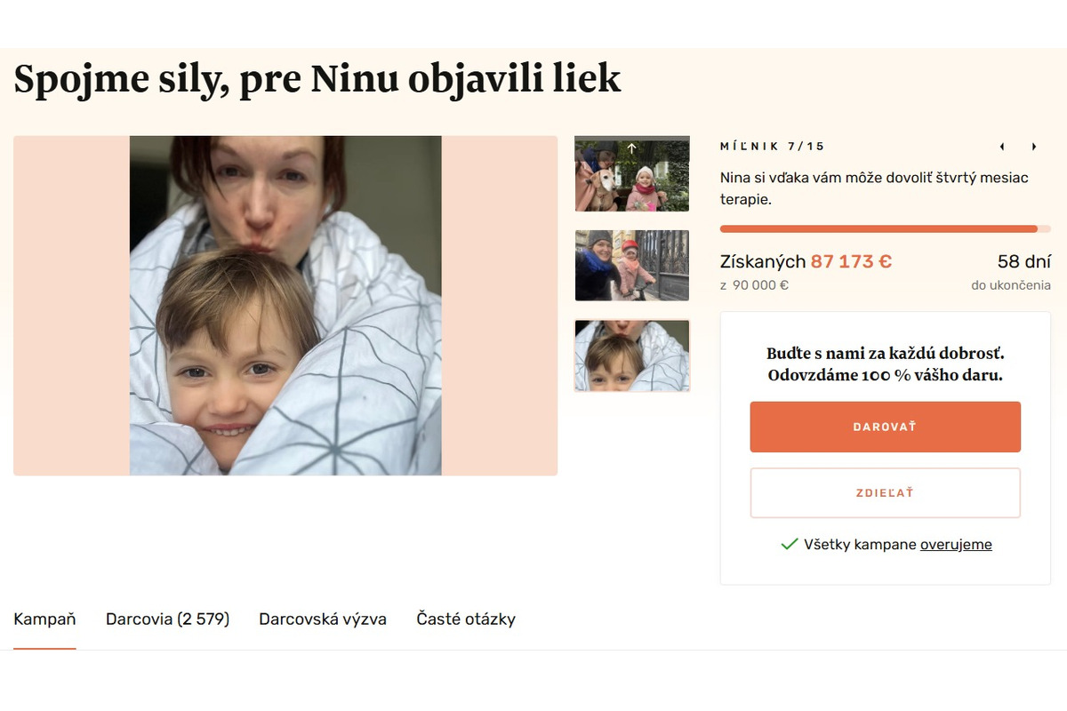 FOTO: Mamička Nina chce žiť. Na záchranu potrebuje 90-tisíc €, darcovia ju dojali, foto 7